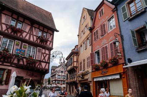 Colmar, Alsace, France, 4 July 2022: Town Capital of Alsatian Wine ...