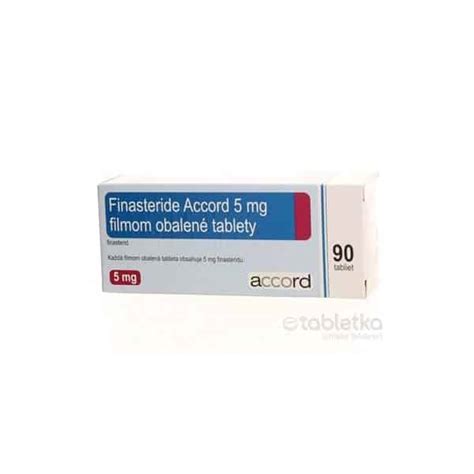 Finasteride Accord 5 mg filmom obalené tablety etabletka