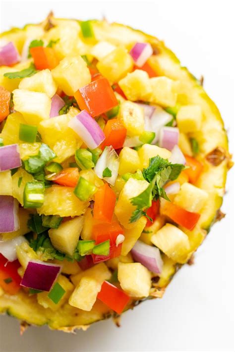 Zesty Pineapple Salsa Recipe Julie Blanner