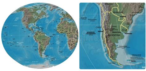 Map Of Argentina And Uruguay