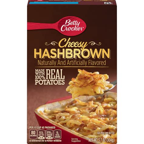 Betty Crocker Cheesy Hash Brown Potatoes 37 Oz Box