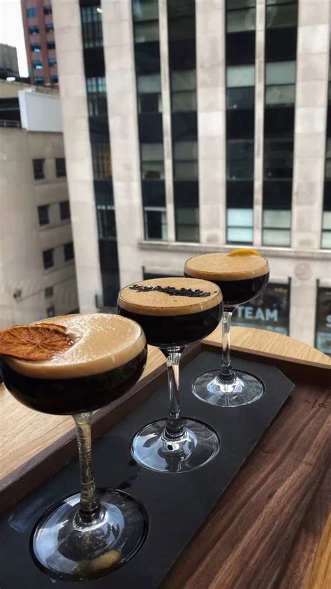 Espresso Martini Flight At Chicagos Starbucks Reserve Starbucks