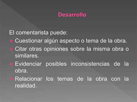 Textos Funcionales El Comentario Ppt