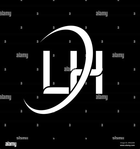 Lh Logo L H Design White Lh Letter Lh L H Letter Logo Design