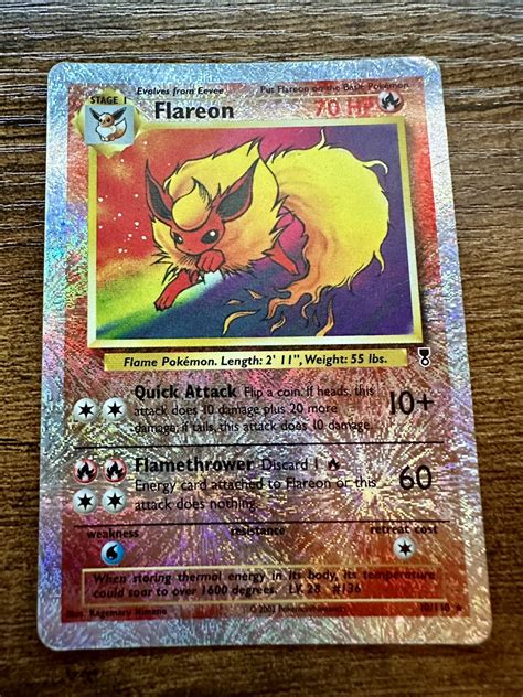 flareon pok茅mon card 4
