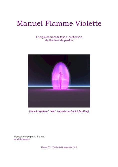 PDF LB Manuel Flamme VioletteLa Peur Les Doutes Les Craintes S