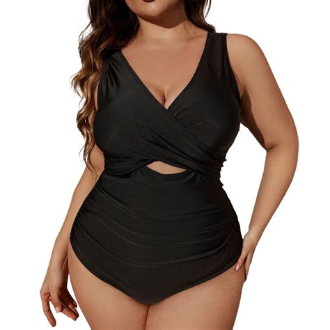 Vbarhmqrt Female Womens 1 Piece Swimsuit Womens New Sexy 1 Piece