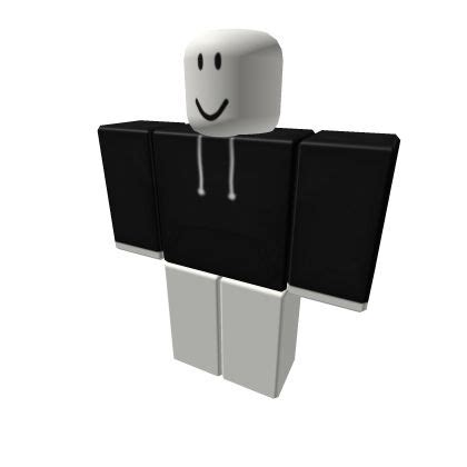 +TBK+ Plain Black & White Hoodie - Roblox | Hoodie roblox, Black and ...