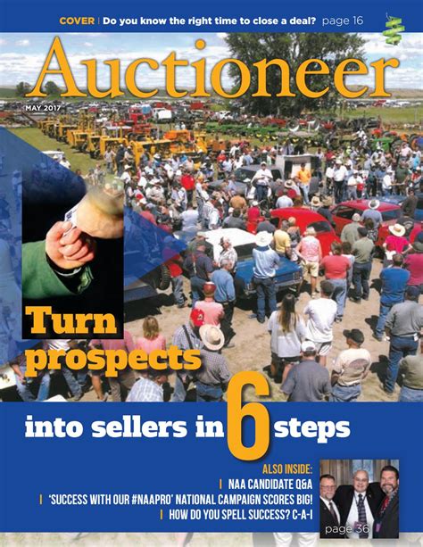 Auctioneer Magazine May 2017 By National Auction Association Issuu