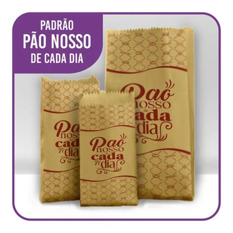 Sacos De Papel 2kg Kraft Pardo Pão Nosso 500 Unidades DALPACK