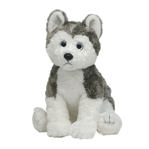 25CM Simulation husky plush toy TY Beanie Boos Big Eyes Kawaii Puppy ...