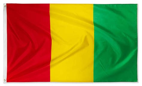 Danf Guinea Flag 3ftx5ft Guinean National Flags Polyester With Brass Grommets 3x5