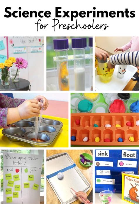 Science Experiments for Preschoolers