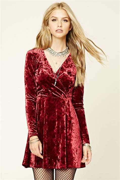 Style Deals Crafted From A Crushed Velvet This Mini Skater Dress