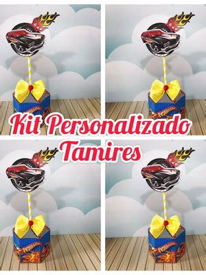 Centro De Mesa Hot Wheels Compre Produtos Personalizados No Elo
