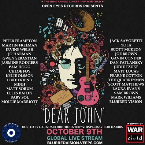 'Dear John': John Lennon tribute show set to be livestreamed next month ...