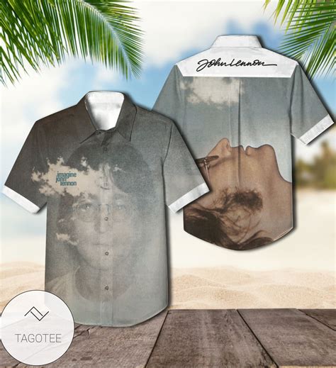 John Lennon Imagine Album Cover Hawaiian Shirt - Cryptizen - is an online retailer of POD ...