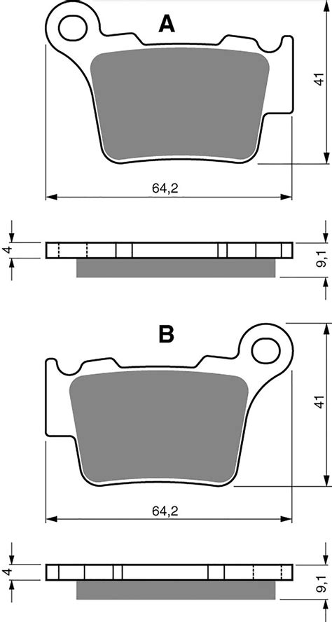 Goldfren S33 Brake Pads Rear For Husqvarna FE 250 4T 2014 2018 EBay