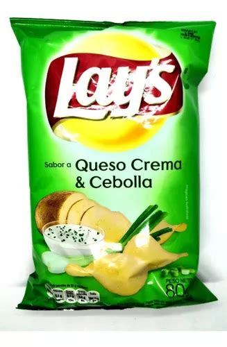 Papas Fritas Lay S Queso Crema Y Cebolla X3un Como Vivo En Venta En