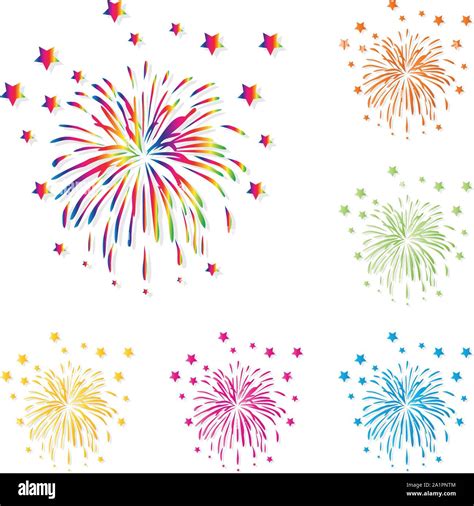 Firework Explosion Background Vector Stock Vector Image And Art Alamy