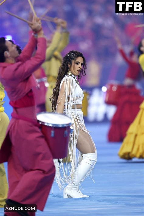 Camila Cabello Sexy Seen Flaunting Her Hot Curves During Her Performance At The Champions League