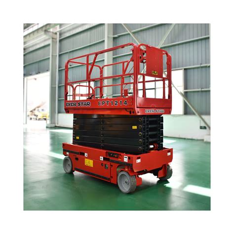 CE 8m 6m Single Person Scissor Lift Battery Power Electric Self