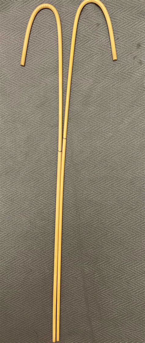 English Crook Handle School Canes / Victorian Rattan School Canes