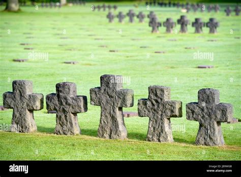 German Military Cemetery At La Cambe Normandy France Stock Photo Alamy