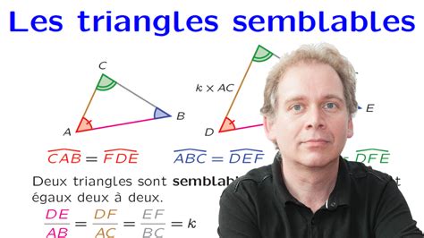 Les Triangles Semblables Cours Ab Carré