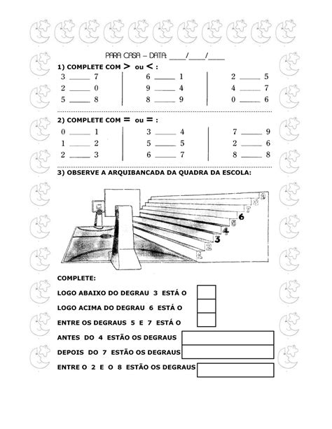 Pedagogia Século XXI: Atividades de sinal Maior e Menor