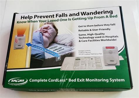 Smart Caregiver Cordless Bed Exit Monitoring System Alarm Pressure