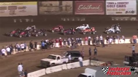 Perris Auto Speedway 8 16 14 USAC CRA Sprint Cars YouTube