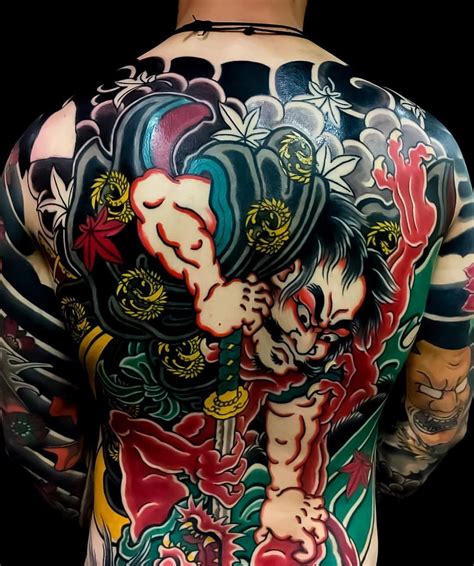 Japanese Back Tattoo By Tuttiserra Japaneseink Japanesetattoo