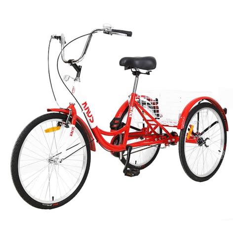 Afoxsos Adult Tricycle Trikes Wheel Bikes In Wheels Cruiser