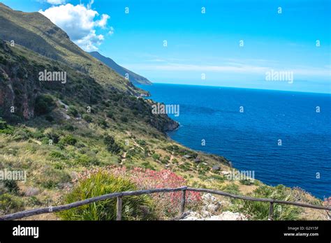 Holiday. Sicily, Trapani. Beaches, wild nature Stock Photo - Alamy