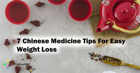 7 Chinese Medicine Tips For Easy Weight Loss