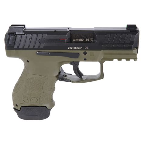 HK VP9SK 9mm 3 39 Bbl Green Subcompact Pistol W 1 15rd 1 12rd