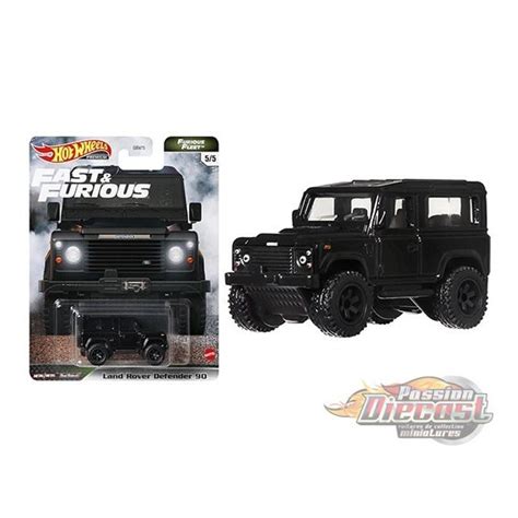 Land Rover Defender Black Fast Furious Hot Wheels