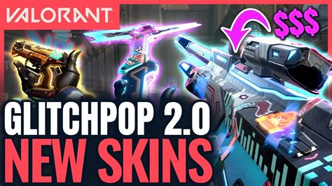 VALORANT | Glitchpop 2.0 Skins - New Guns, Variants & Melee Revealed ...