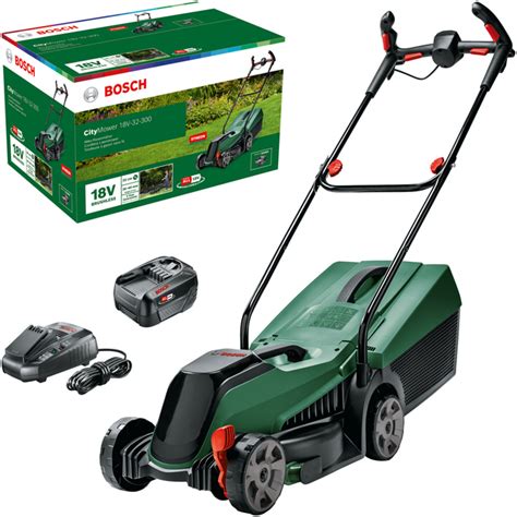 Аккумуляторная газонокосилка Bosch CityMower 18V-32-300 + 1 x ...