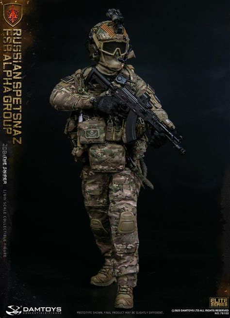 Scale Damtoys Russian Spetsnaz Fsb Alpha Group Sniper Action