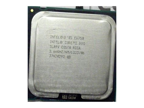 Procesor SLA9V Intel Core 2 Duo E6750 2,66 GHz 775pin - DANAPO - David ...