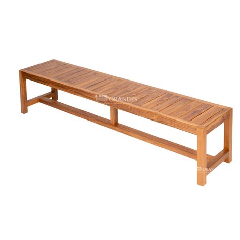 Banca En Madera Teca Para Exterior 180 Cm TROPICAL