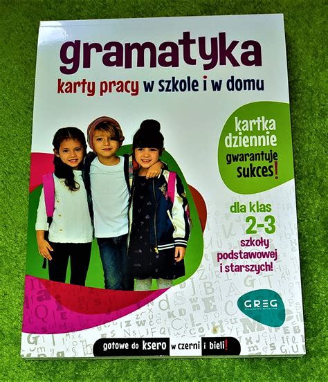 Gramatyka Karty Pracy W Szkole I W Domu Greg