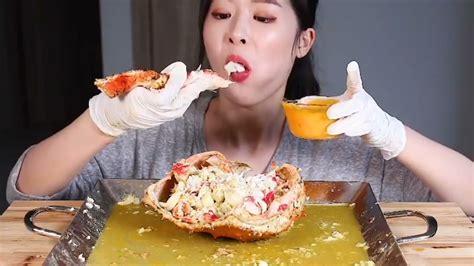 King Crab Mukbang Eating Real Sound Spice Mukbang Video Youtube