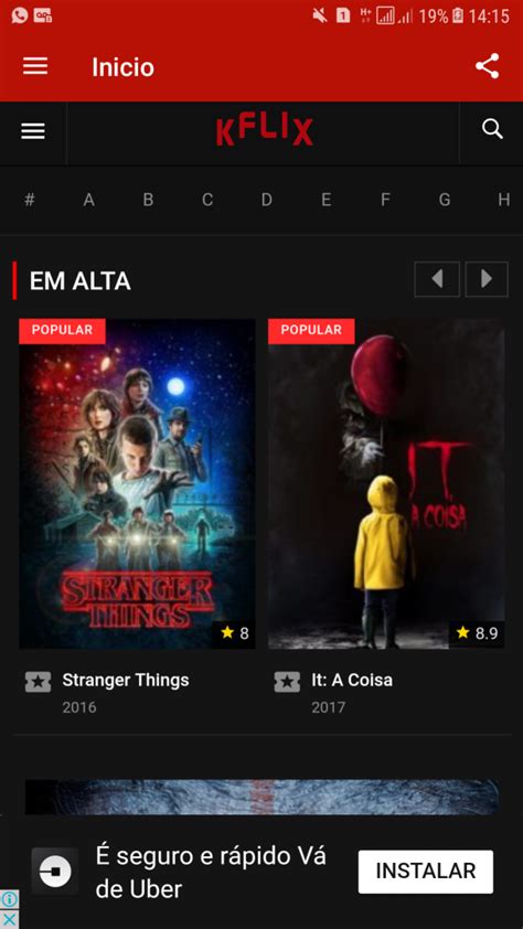 o melhor e mais novo aplicativo para assistir filmes e séries no