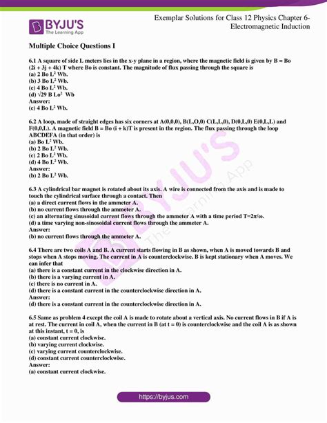 Ncert Exemplar Class Physics Solutions Chapter Electromagnetic