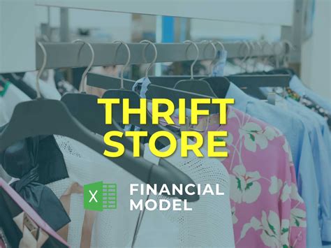 Thrift Store Financial Plan In Excel Shop Now