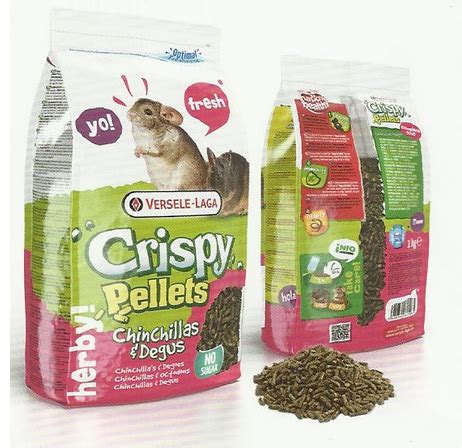 Каталог VERSELE LAGA Crispy Pellets Chinchillas Degus Гранулированный