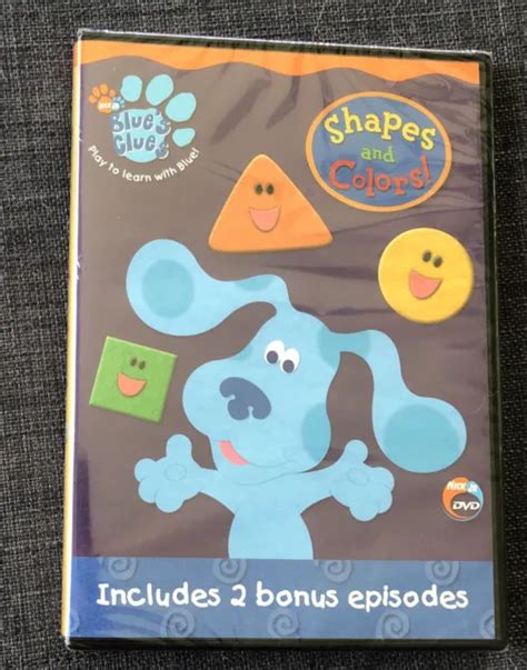 BLUE'S CLUES: SHAPES and Colors! (NICK Jr DVD 2003) SEALED $12.00 ...